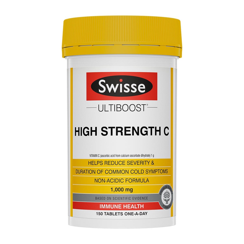 Swisse High Strength C 1000 mg 150 Tablets Vitamin C 1000mg