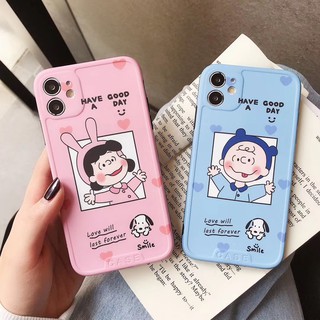 Casing Case Pasangan/pria/wanita Gambar Kartun Charlie And