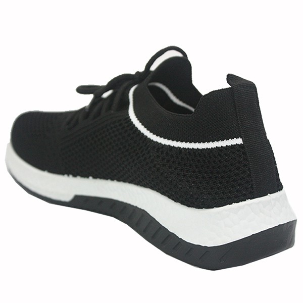 Klensia Sport Shoes Sepatu Sneakers Wanita Bertali Hitam 689-009- Black-4