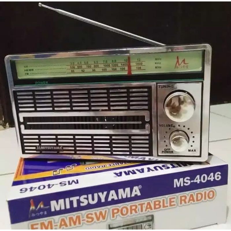 Radio Jadul // Radio Internasional MS-4046 // Radio 3 Band FM SW AM