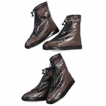 Jas Hujan Sepatu Cover Sepatu Anti Hujan Waterproof Semi Transparent MO