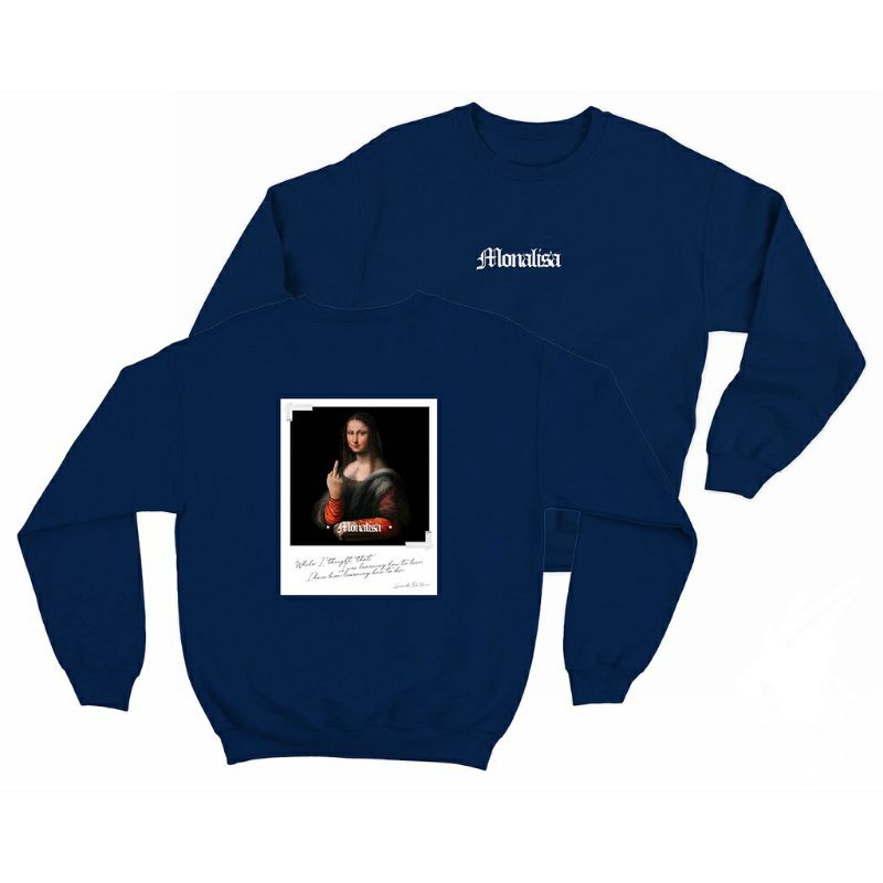 Sweater crewneck unisex (Monalisa)