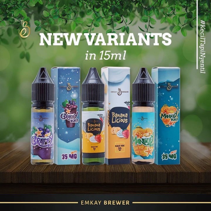 Grappy Blast Salt Nicotine 15ml Rekomendasi Liquid Enak Mantap