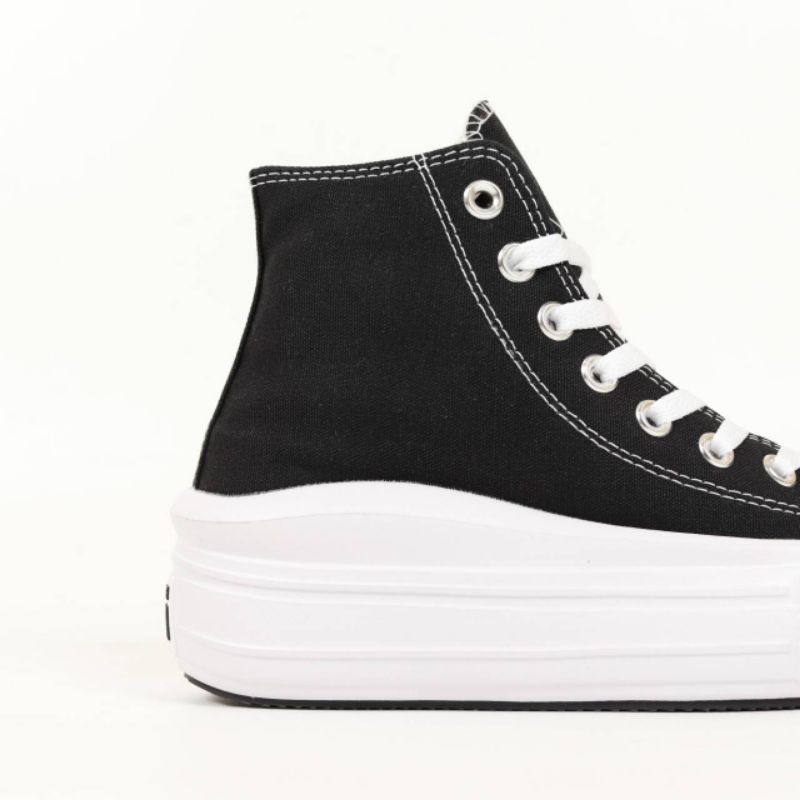 Converse Chuck Taylor All Star Move High Black White