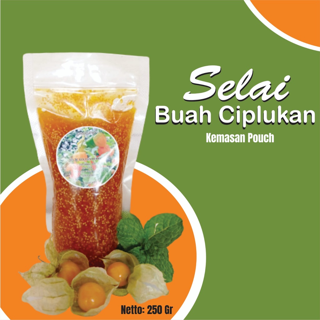 

selai ciplukan kemasan pouch 250 gram
