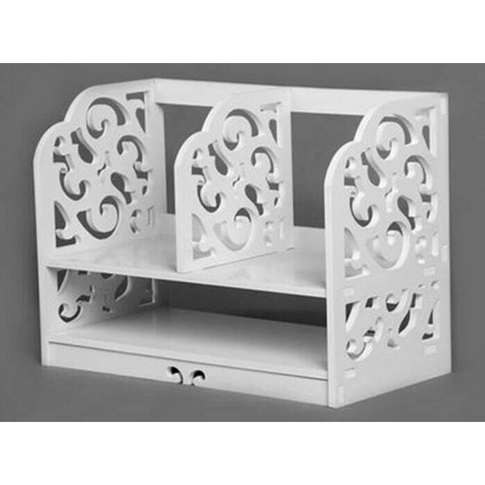 Terlaris  Rak Buku Kayu Kecil Di Meja Rak Buku Serbaguna  Diskon