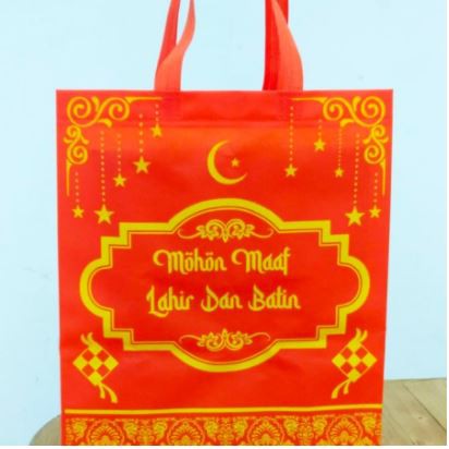

Tas Spunbon Lebaran Bintang Ketupat uk. 37x30x15 cm Kapasitas 10Kg