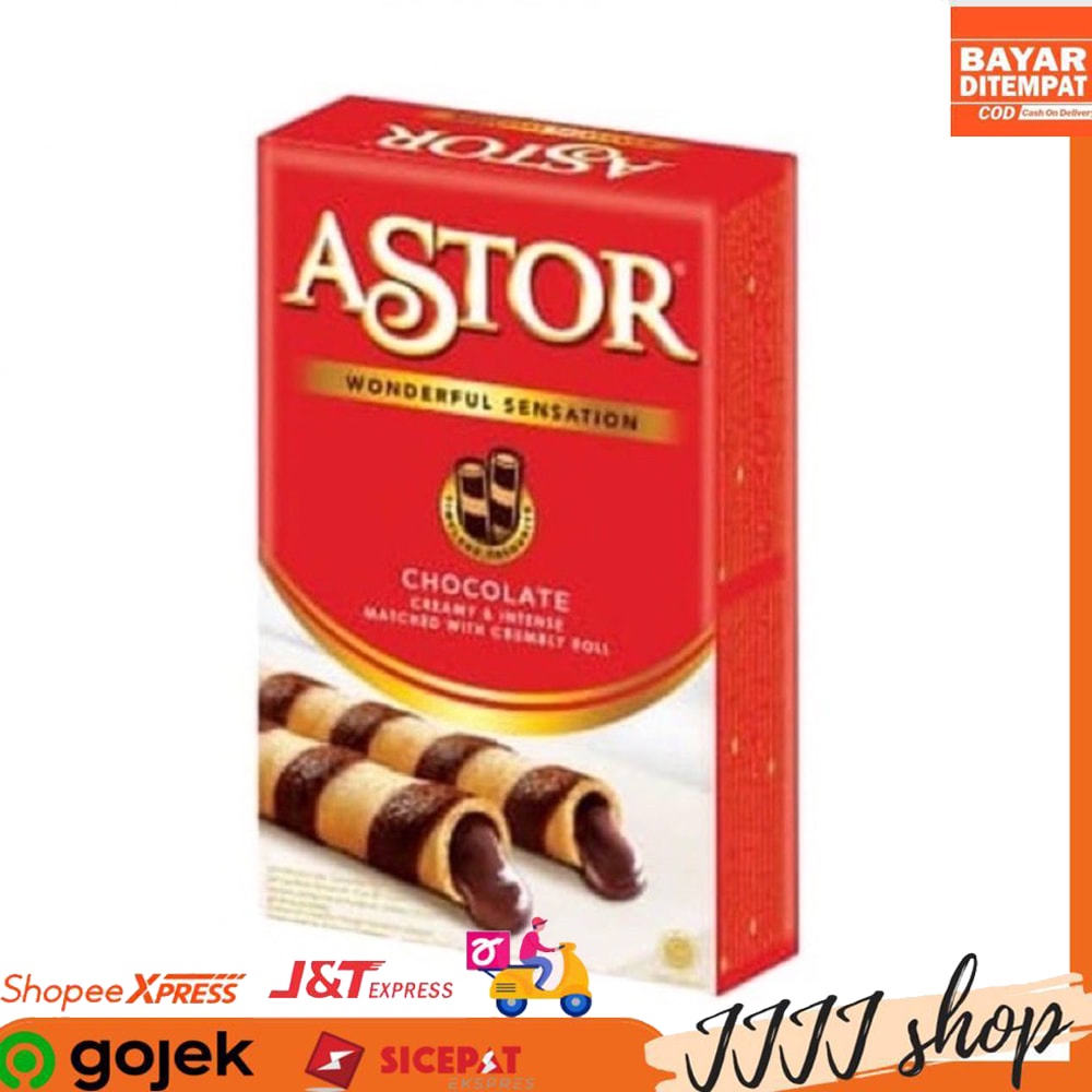 

Astor Chocolate Stick Wafer Coklat Kemasan Dus 40gr