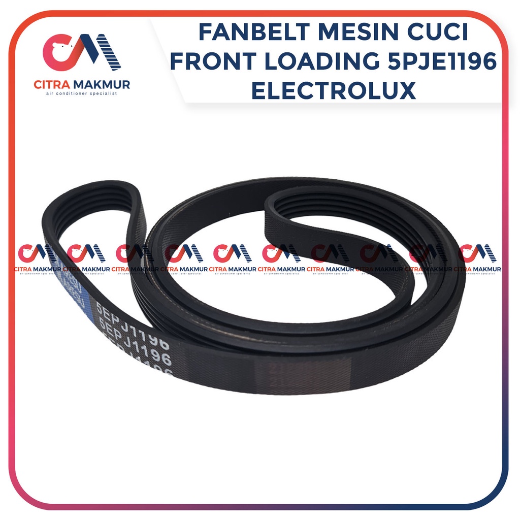 Fanbelt Mesin Cuci Electrolux 5PJE1196 Front Loading Load Fan Belt vanbelt 5PJ 1196 EW 878 Royal