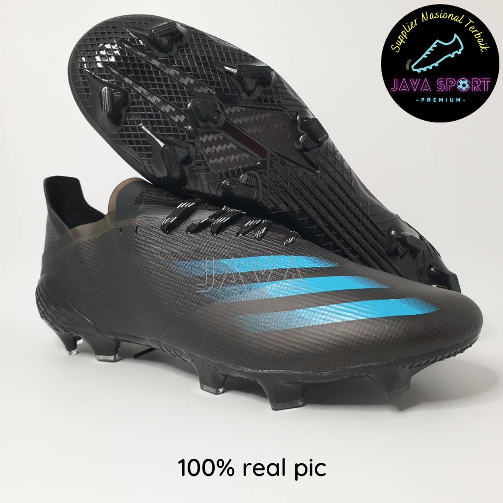 SEPATU BOLA ADIDAS X GHOSTED .1 BLACK BLUE FG