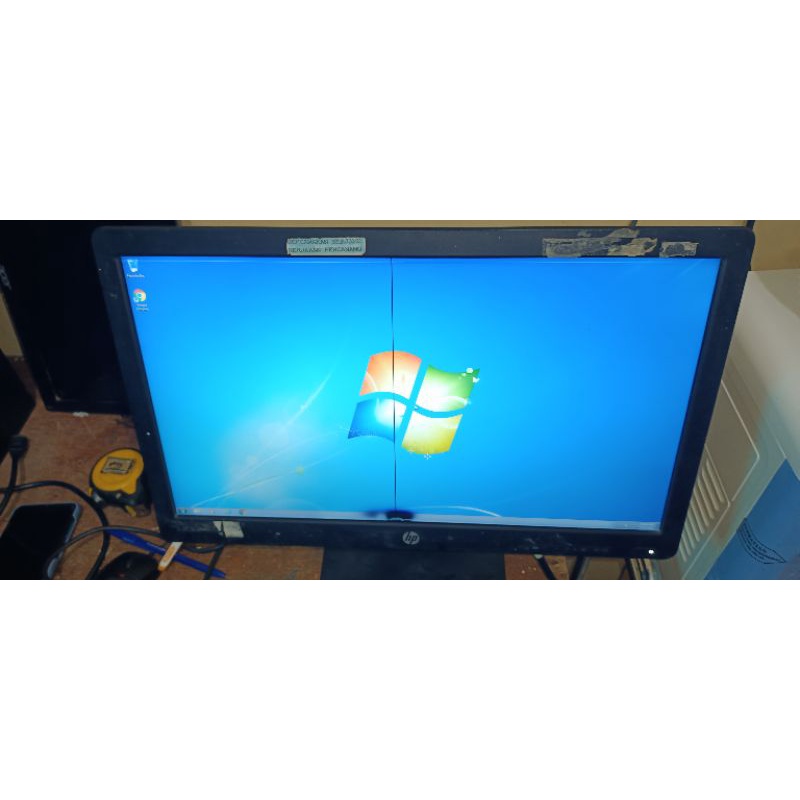 Monitor LED hp p202va minus sesuai gambar