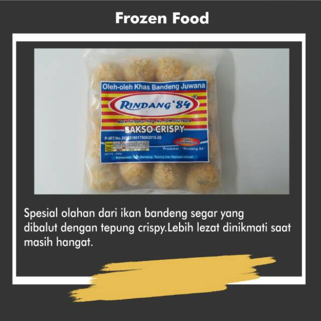 

BAKSO BANDENG CRISPY