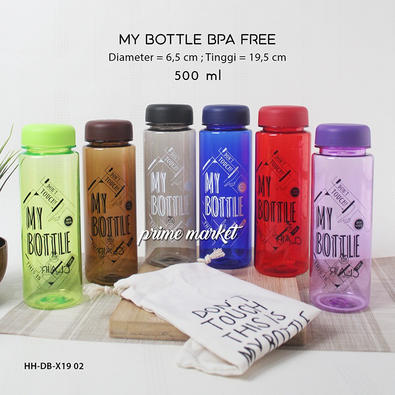 Jual New My Bottle Botol Minum Pouch Clair Bpa Free 500 Ml Tumbler My Bottle 8005037 6593