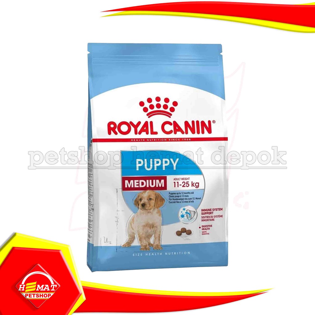 Makanan Anjing sedang Royal Canin Medium Junior 10 Kg Puppy 10kg