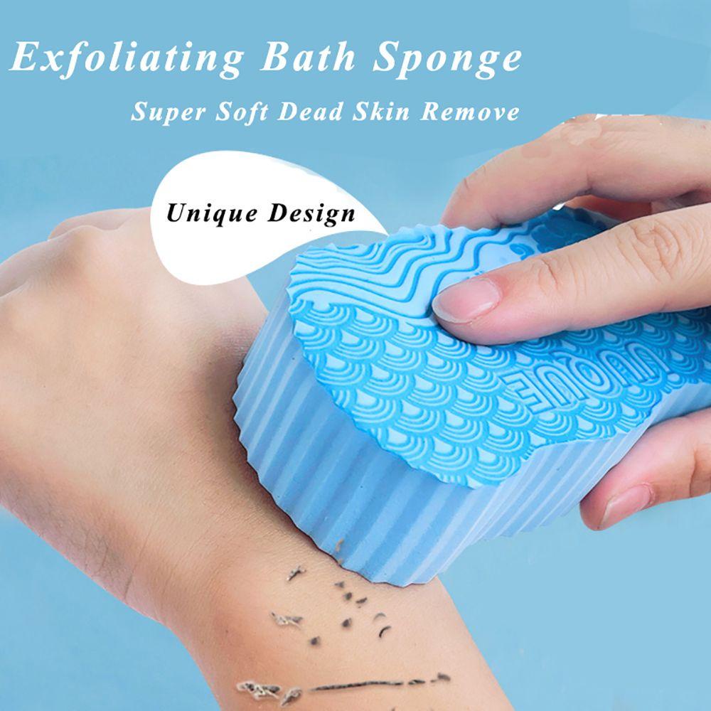 Suyo Exfoliating Spons Mandi Baru Perlengkapan Kamar Mandi Shower Mandi Tubuh Shower Brushes