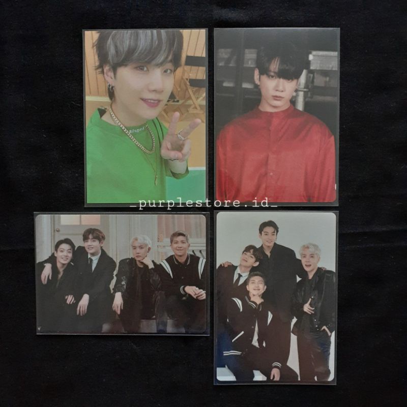 BTS - PHOTOCARD/PC CARDIGAN BUTTER SUGA/YOONGI, MPC MOTS ONE JUNGKOOK, MPC PTD/PERMISSION TO DANCE U