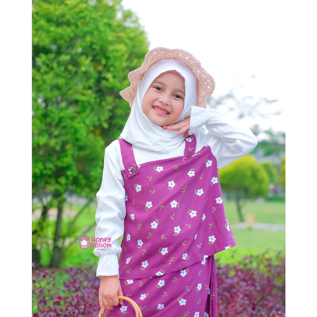 HoneyBlossom - setelan rok anak / setelan rok anak perempuan alyssa 1-5 tahun