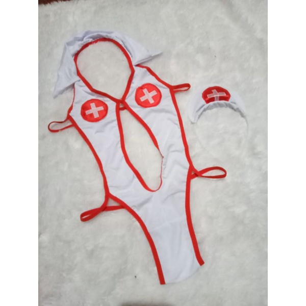 Lingerie cosplay nurse