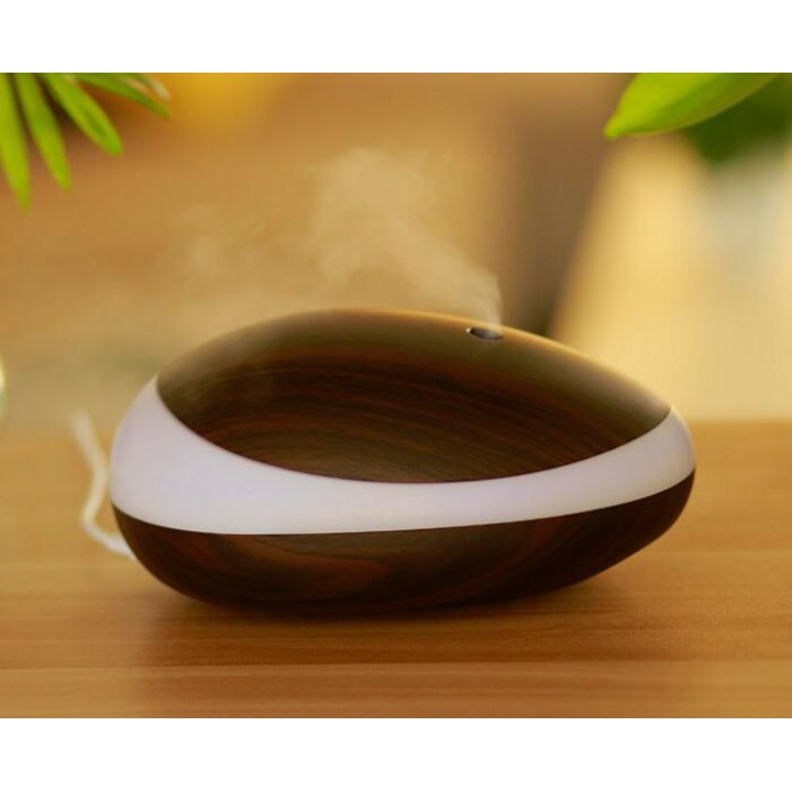 H14 - Wooden Essential Oil Diffuser Humidifier 7 Color LED Light 200ml