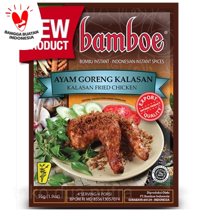 

Instan-Masak-Bumbu- Bamboe Ayam Goreng Kalasan .New Promo -Bumbu-Masak-Instan.