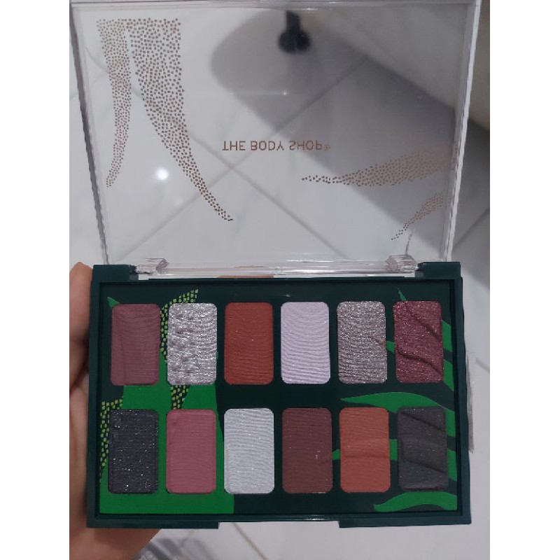The Body Shop Eye Pallate Bold As Nature 12×1.1 g Original Baru Jual Murah