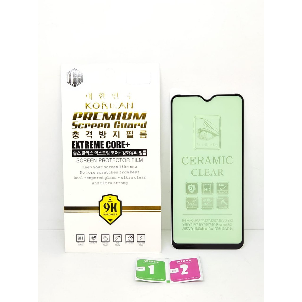 Tempered Glass Ceramic Film Samsung A10S M10S 6.2 inchi GREEN LIGHT Anti Radiasi Protection eye