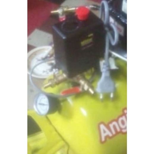 tabung kompresor rakitan otomatis siap naik( TANPA MESIN).