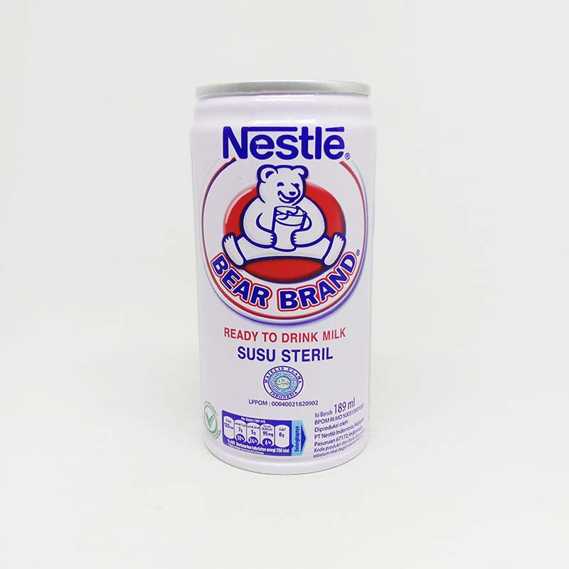 

NESTLE BEAR BRAND SUSU STERIL CAN 189 ML