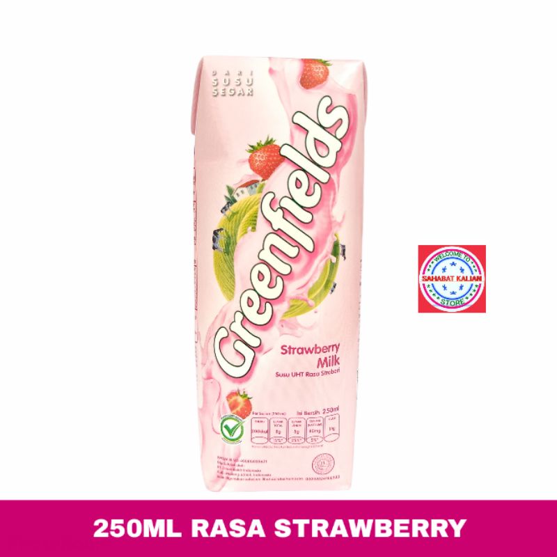 Greenfields 250ml strawberry 1 Karton isi 32pcs