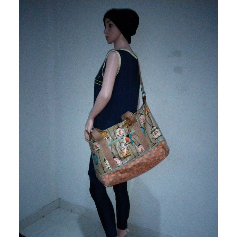 Tas minggat travel bag FOSSIL preloved seken