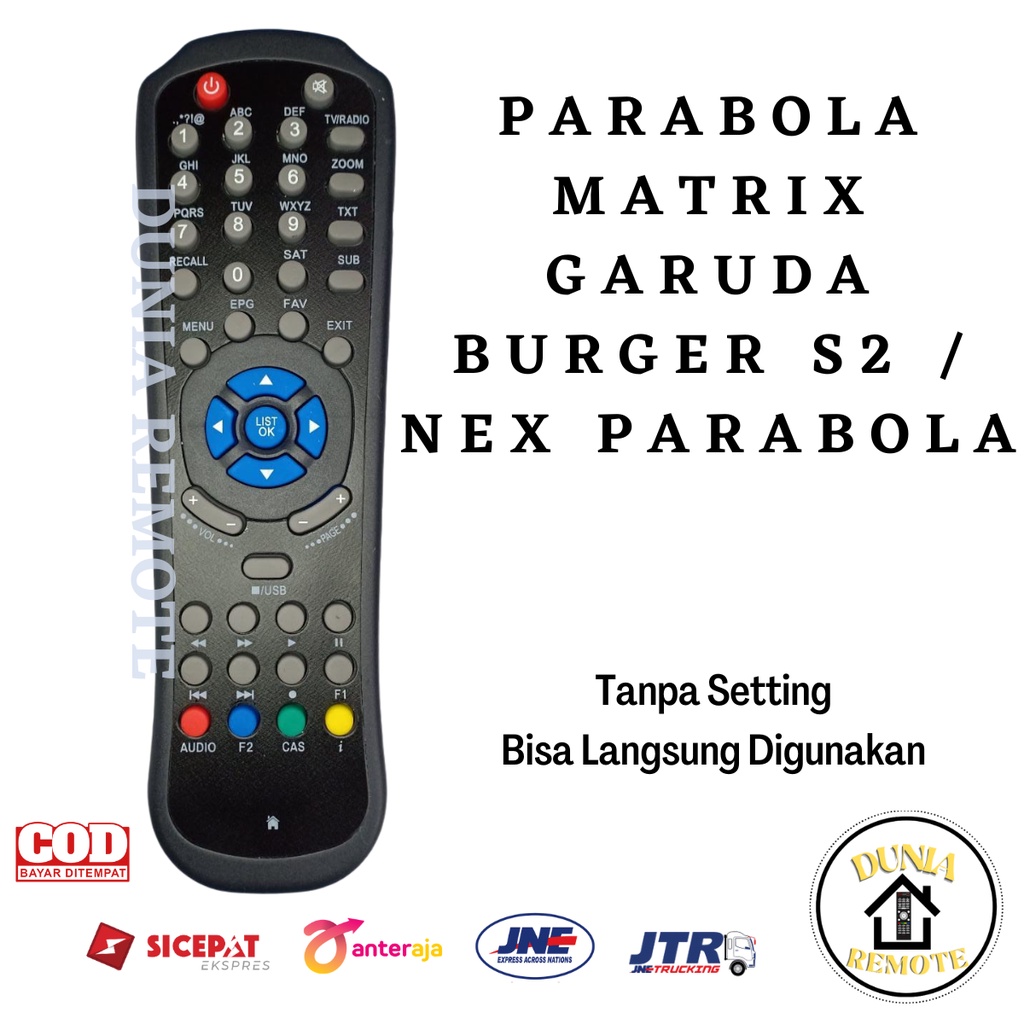 Remot / Remote Receiver Parabola Matrix Garuda Burger S2 (CAS)