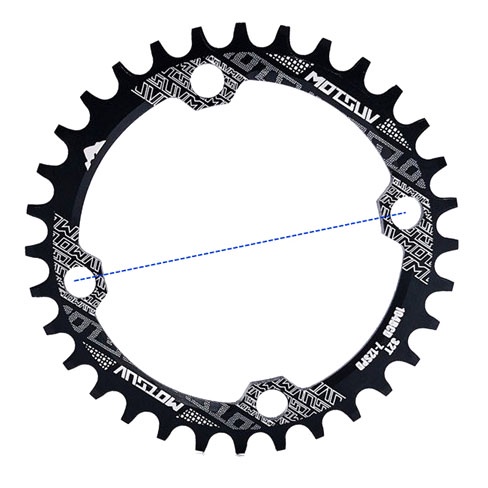 Gigi Sprocket Sepeda Aluminium Round 38T