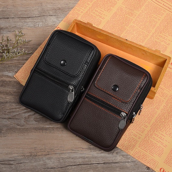 Tas Pinggang HP Di ikat di sabuk Tas Pria