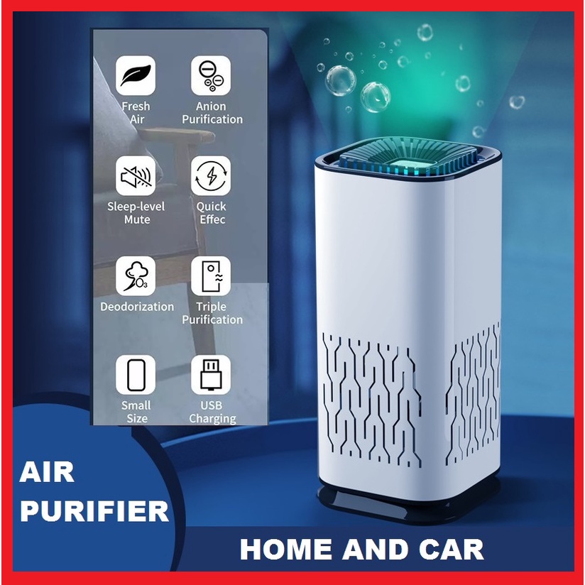 Jual ALAT Air Purifier Smart Mini (HEPA13 ) Penyaring Udara ASAP ROKOK