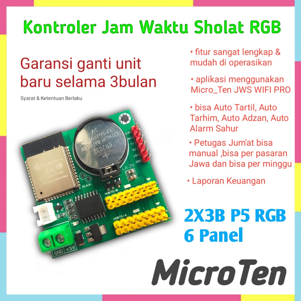 Kontroler Jws - Controller Jws WIFI 2X3 B P5RGB