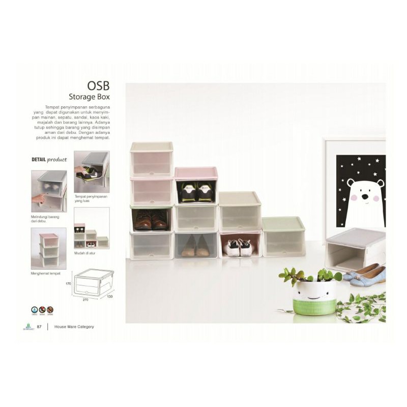 Olymplast Storage Box OSB, Box Penyimpanan Serbaguna