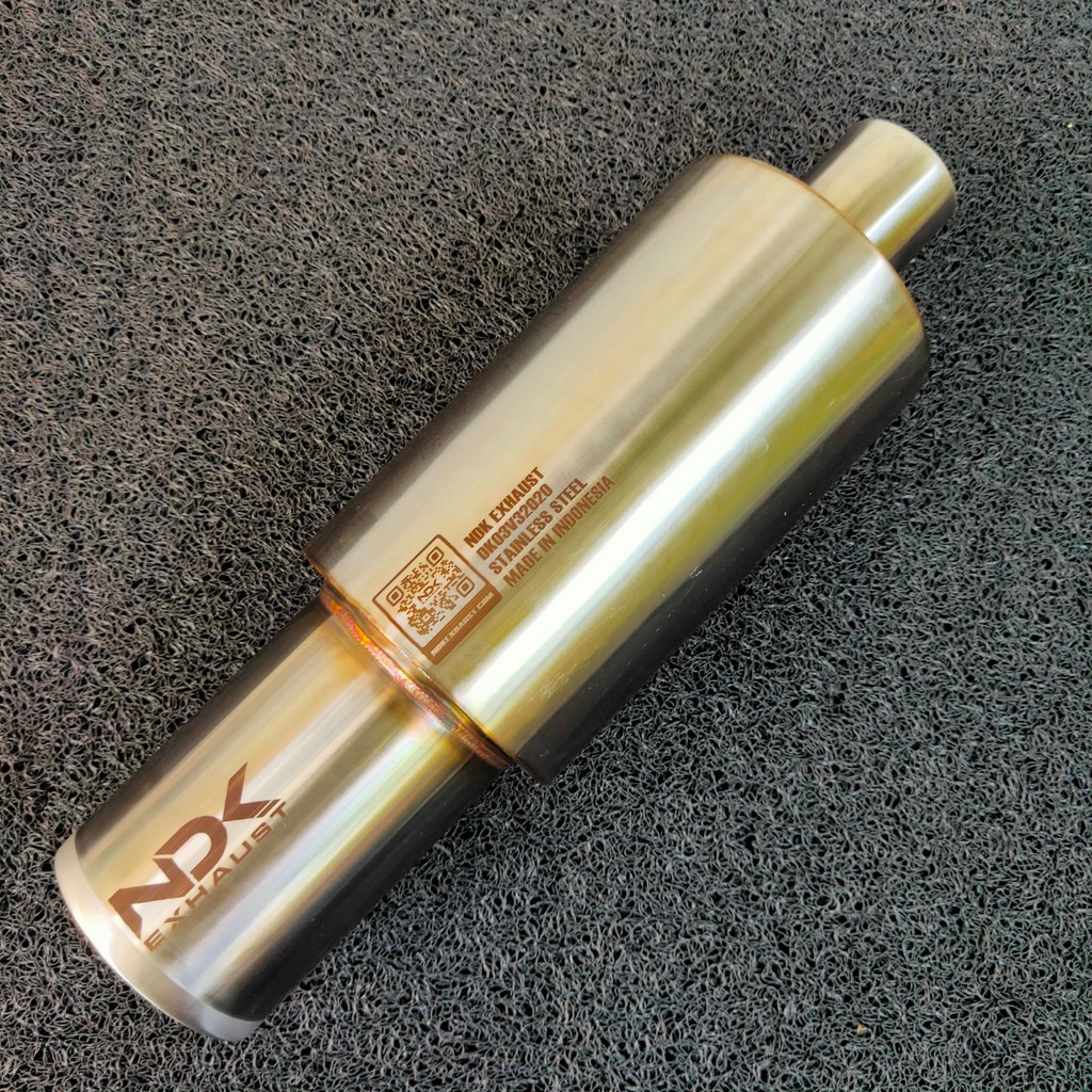 Knalpot Racing NDK EXHAUST Muffler DK-03V3 POLISH Silincer NDK EXHAUST Knalpot Mobil Racing