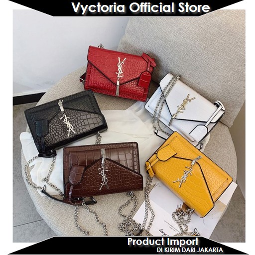 (COD) Vyctoria VOS1714 Tas Selempang Wanita Fashion Import Grosir Promo ST8501 LT1714 3011 CR7011 1714 7011