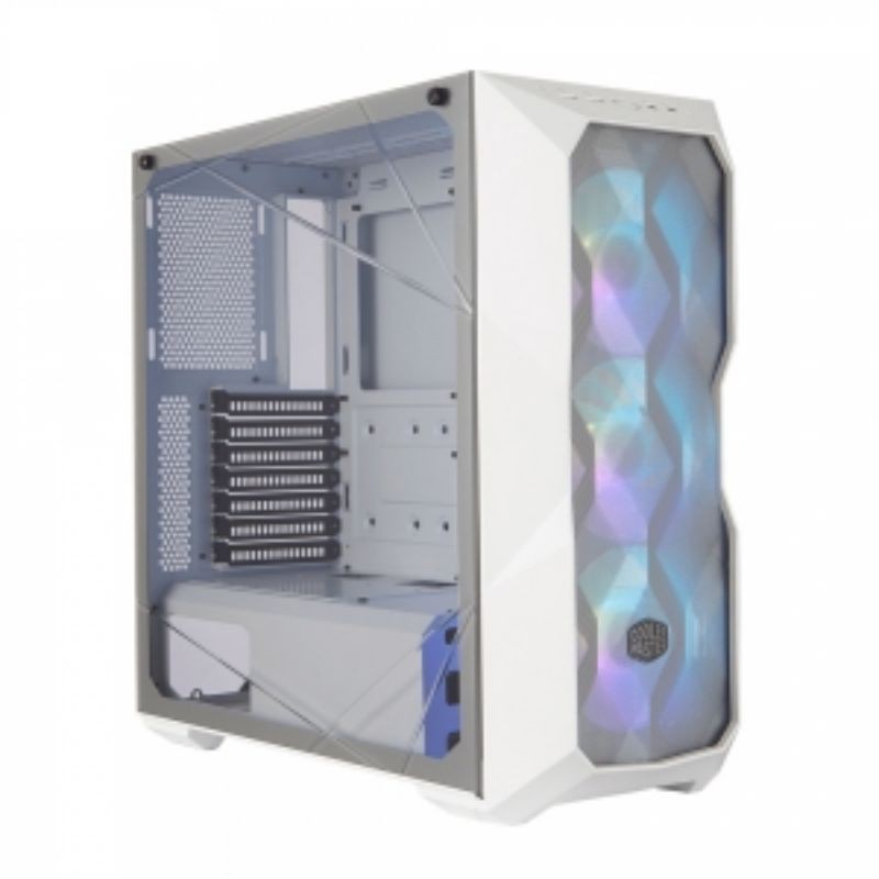 Casing Cooler Master Masterbox TD500 Mesh White Case PC ATX MID TOWER