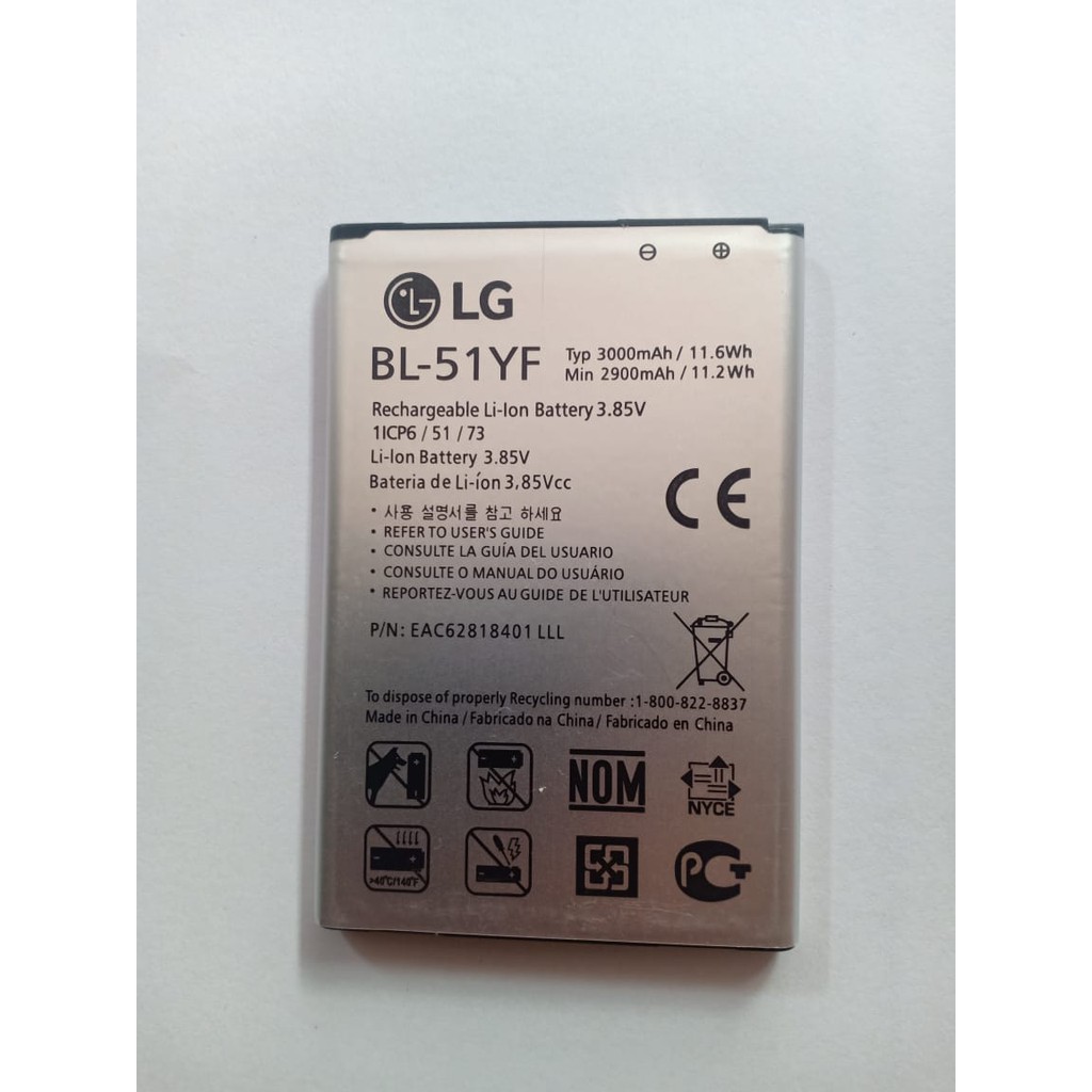 Baterai LG K3 K4 K8 2017 BL-45F1F LG M160 M200 Original Battery