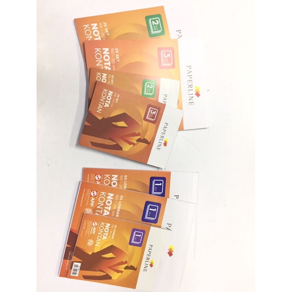 

Nota Kontan 1,2,3 ply ncr