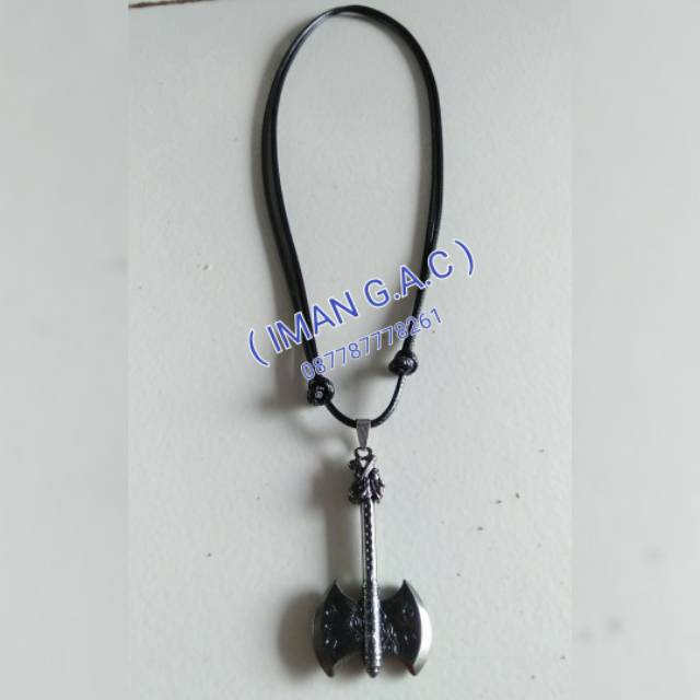 Kalung kampak /kalung fashion peria