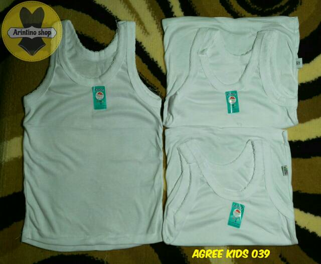 Singlet Anak JUMBO Agree Kids 039 Cewek &amp; Cowok | Kaos Dalam Anak Balita |ttyxl