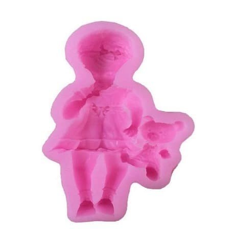 3D Silicon Mold Fondant Cake Decoration - Baby Boy and Girl