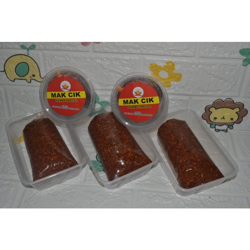 

SAMBEL PECEL MAK CIK 460 Gr / SAMBAL KACANG /SAMBAL PECAL KHAS JAWA TIMUR