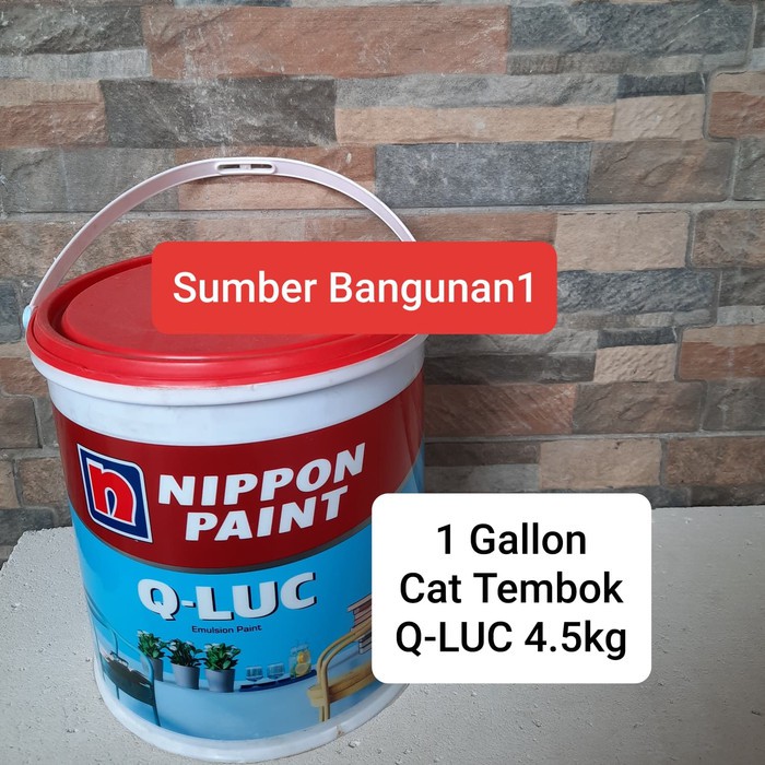[INSTANT/SAMEDAY] Cat tembok Q-LUC Nippon Paint 1 gallon Qluc