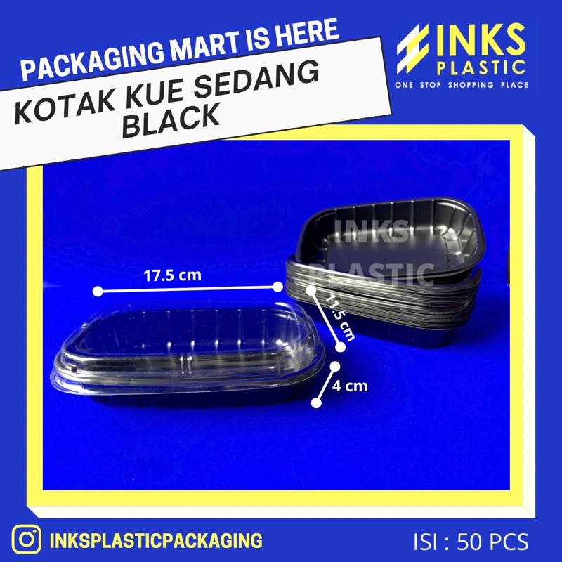 Produsen Kotak Kue Sedang Black ( 50 Pcs ) 9YM50rVilpW9Ze