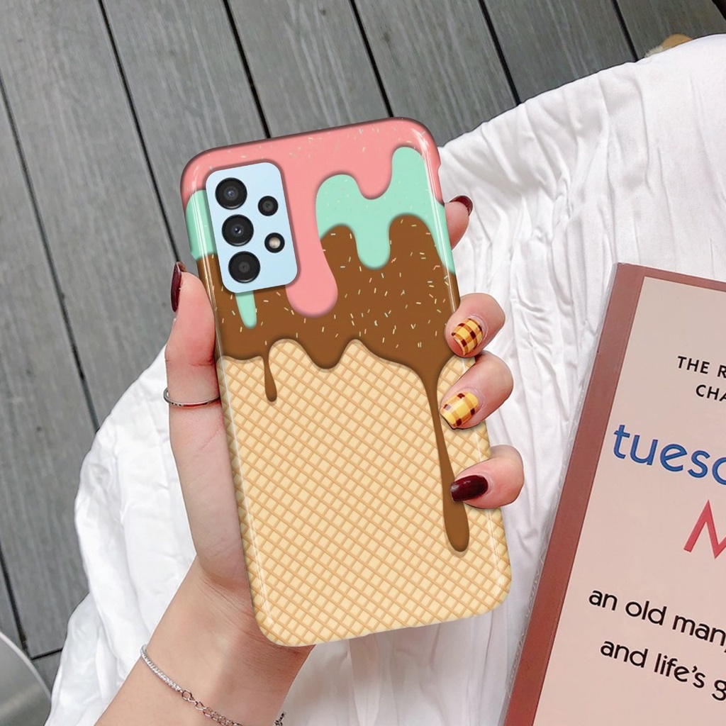 casing handphone SAMSUNG A31 Fashion case snack ICE CREAM softcase hardcase