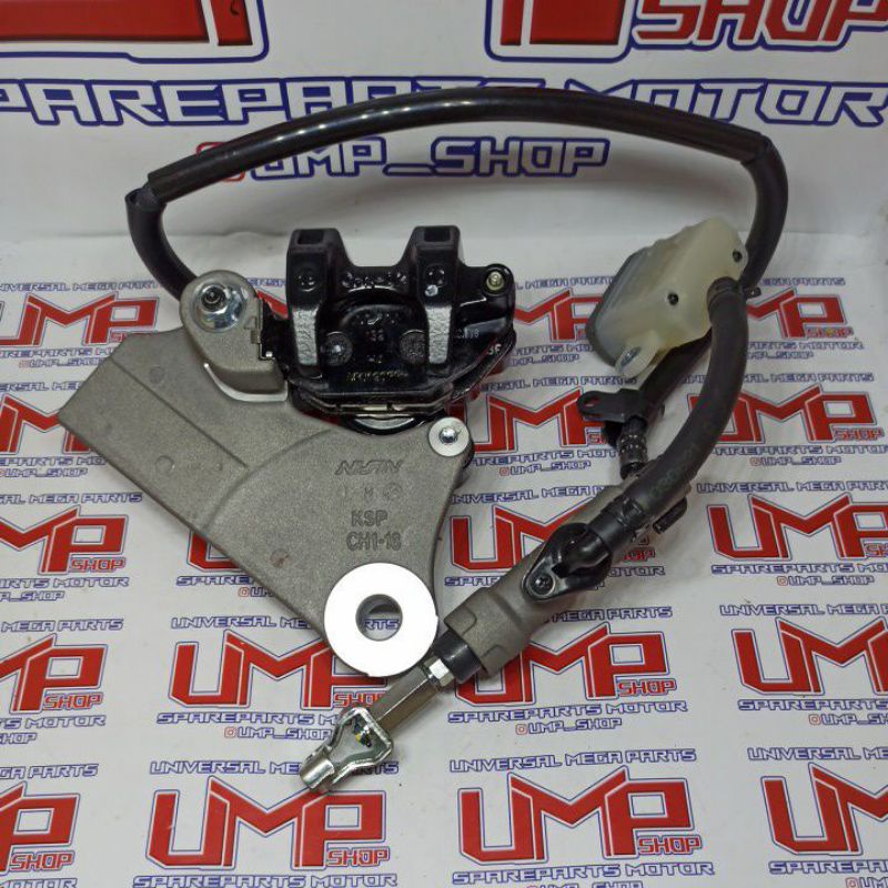 PENGEREMAN BELAKANG MASTER REM BELAKANG PALA BABI BELAKANG KALIFER BELAKANG MASTER REM ASSY BELAKANG HONDA CB 150R MEGA PRO NEW VERZA CBR150R LAMA KODE KSP