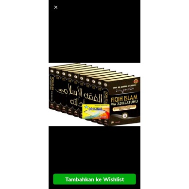 Fiqih Islam Wa Adillatuhu Jilid 8 Fiqh Islam Fikih Wahbah Az Zuhaili /GIP ORIGINAL